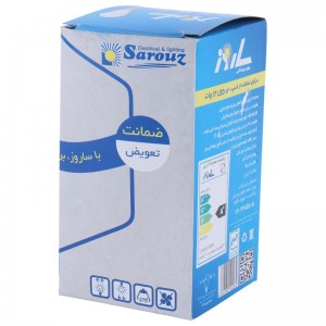 لامپ ال ای دی حبابی 12 وات ساروز L70 F50 پایه E27