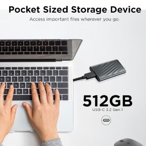 هارد اس اس دی اکسترنال SSD لنوو PS6 512GB