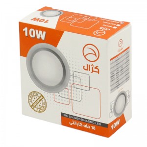 پنل بک لایت توکار گرد 10 وات کژال