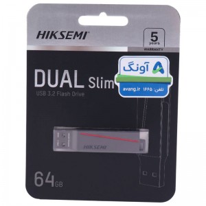 فلش 64 گیگ Hiksemi HS-USB-E307C OTG Type-C USB3.2