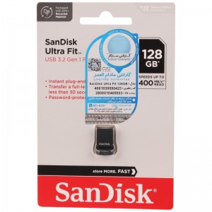 فلش 128 گیگ  Sandisk Ultra Fit USB3.2