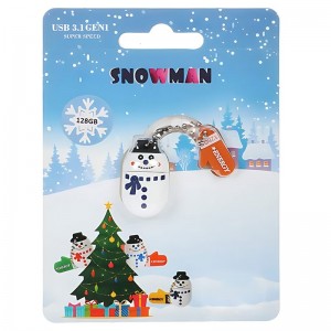 فلش 128 گیگ ایکس انرژی X-Energy Snowman USB3.1