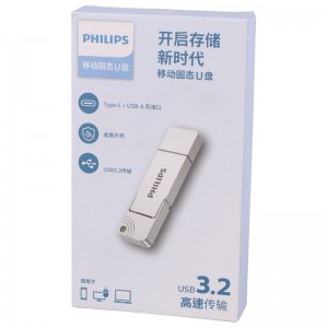 فلش 256 گیگ Philips FM11UT256B/93 OTG Type-C USB3.2
