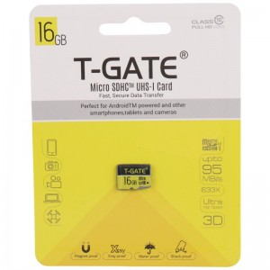 رم میکرو 16 گیگ تی گیت T-GATE Ultra 633x U1 C10 95MB/s