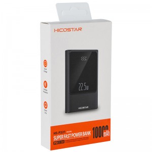 پاور بانک فست شارژ هایکو استار HS-P221 QC3.0 PD 22.5W ظرفیت 10000 میلی آمپر ساعت