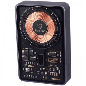 پاور بانک بی سیم فست شارژ ارلدام ET-PD20 PD 15W ظرفیت 10000 میلی آمپر ساعت