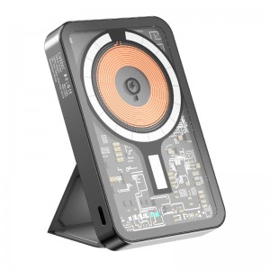 پاور بانک بی سیم فست شارژ ارلدام ET-PD32 QC PD 22.5W ظرفیت 5000 میلی آمپر ساعت