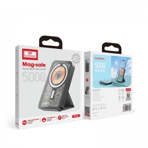 پاور بانک بی سیم فست شارژ ارلدام ET-PD32 QC PD 22.5W ظرفیت 5000 میلی آمپر ساعت