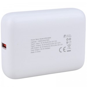 پاور بانک فست شارژ هترون HPB1060M QC PD 22.5W ظرفیت 10000 میلی آمپر ساعت