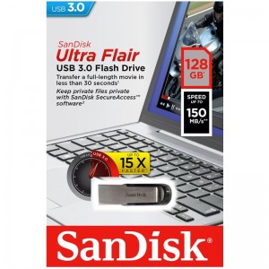 فلش 128 گیگ SanDisk Ultra Flair USB3.0