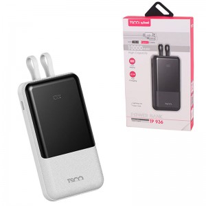 پاور بانک فست شارژ تسکو TP 936 QC3.0 PD 22.5W ظرفیت 10000 میلی آمپر ساعت