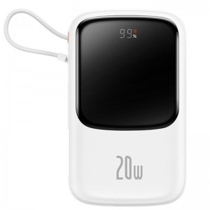 پاور بانک فست شارژ باسئوس Qpow Pro PPQD06000 PD 20W ظرفیت 10000 میلی آمپر ساعت