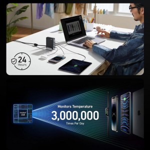 شارژر رومیزی فست شارژ 4 پورت ANKER A2342211 PD3.1 140W