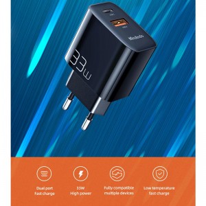 شارژر دیواری 33 وات مک دودو CH-0921 QC3.0 PD 3A