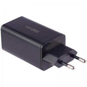 شارژر دیواری فست شارژ Hatron HWC3651PQ 3Port QC3.0 PD 3.25A 65W + کابل تبدیل تایپ سی
