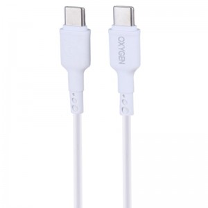 شارژر دیواری 30 وات اکسیژن CH-10 PD QC3.0 3A + کابل تبدیل تایپ سی