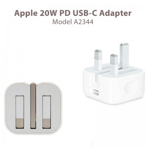 شارژر دیواری 20 وات اپل A2344 PD 3A