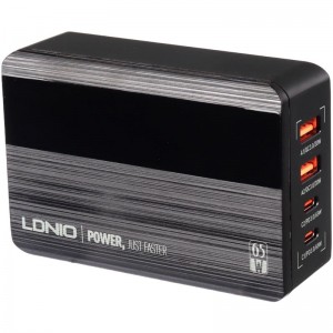 شارژر رومیزی فست شارژ 4 پورت Ldnio A4808Q QC4.0 PD3.0 65W