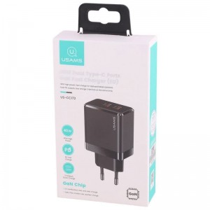 شارژر دیواری 40 وات یوسامز US-CC172 PD 3A