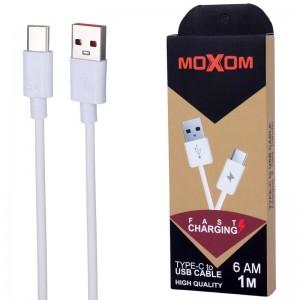 کابل تایپ سی فست شارژ Moxom Highcopy 1m