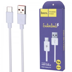 کابل تایپ سی فست شارژ Hoco Highcopy طول 1 متر