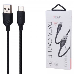 کابل تایپ سی فست شارژ 18 وات یسیدو CA126C طول 1 متر