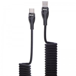 کابل تایپ سی فست شارژ Biva C-25T 12W 1.8m