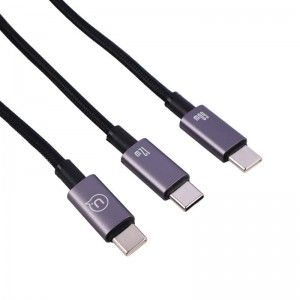 کابل 2 سر فست شارژ Usams SJ740 60W 1.2m