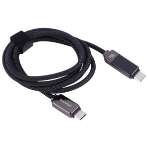 کابل تبدیل فست شارژ Usams US-SJ744 Type-C To Type-C 100W 1.2m