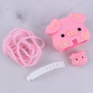 ست محافظ کابل و کلگی شارژر سامسونگ طرح خوک