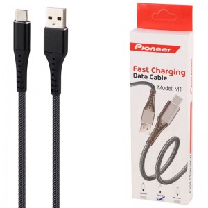 کابل تایپ سی فست شارژ پایونیر M1 طول 1 متر