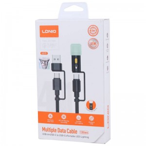 کابل تبدیل فست شارژ Ldnio LC17 65W 1.2m