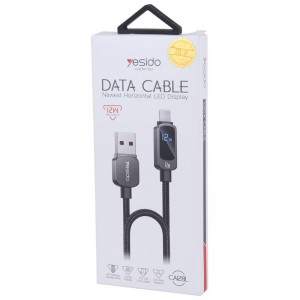 کابل آیفونی فست شارژ Yesido CA128L 12W 1.2m