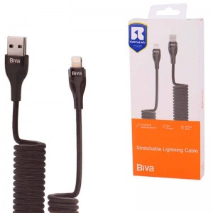 کابل لایتنینگ فست شارژ 12 وات بیوا C-25L طول 1.8 متر