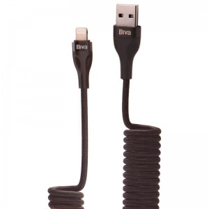 کابل آیفونی فست شارژ Biva C-25L 12W 1.8m