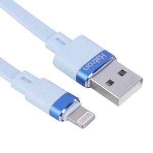 کابل آیفونی فست شارژ Hatron HC155i 2.4A 1m