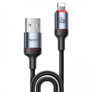 کابل آیفونی فست شارژ Yesido CA130L 2.4A 12W 2m