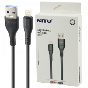 کابل آیفونی فست شارژ Nitu NC130 2.4A 1.2m