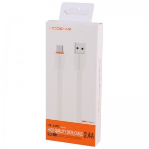 کابل تایپ سی فست شارژ Hicostar&nbsp;HS-129C 2.4A 1m