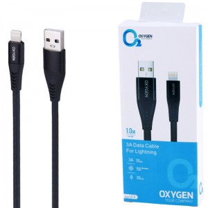 کابل آیفونی فست شارژ Oxygen LX-5 3A 1m