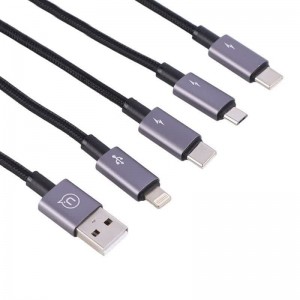 کابل چهار سر Usams SJ739 3A 15W 1.2m