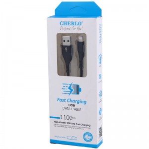 کابل آیفونی فست شارژ Cherlo 2.4A PD 1.1m