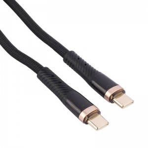 کابل تبدیل فست شارژ Verity CB-3164C Type-C To Type-C PD 66W 1.2m