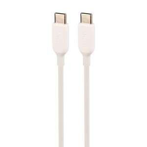 کابل تبدیل فست شارژ Anker PowerLine III A8852H11 Type-C to Type-C PD 60W 90cm