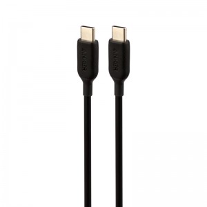 کابل تبدیل فست شارژ Anker PowerLine III A8852H11 Type-C to Type-C PD 60W 90cm
