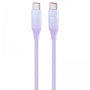 کابل تبدیل فست شارژ Usams US-SJ640 Type-C To Type-C PD 100W 1.2m