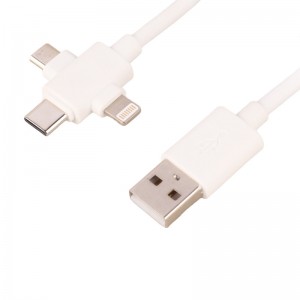 کابل 3 سر فست شارژ Arson AN-311 3A 1m