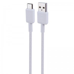 کابل تایپ سی فست شارژ 15 وات انکر 322 A81H6 طول 1.8 متر