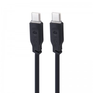 کابل دو سر تایپ سی فست شارژ 100 وات پرووان PCC142 طول 1.2 متر