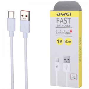 کابل تایپ سی فست شارژ AWEI Highcopy طول 1 متر